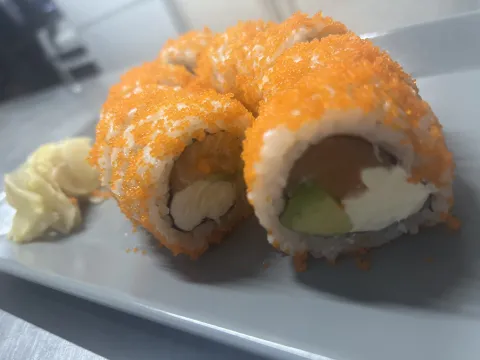 Масаго з лососем