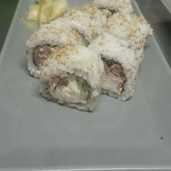 філадельфія кунжут з лососем
